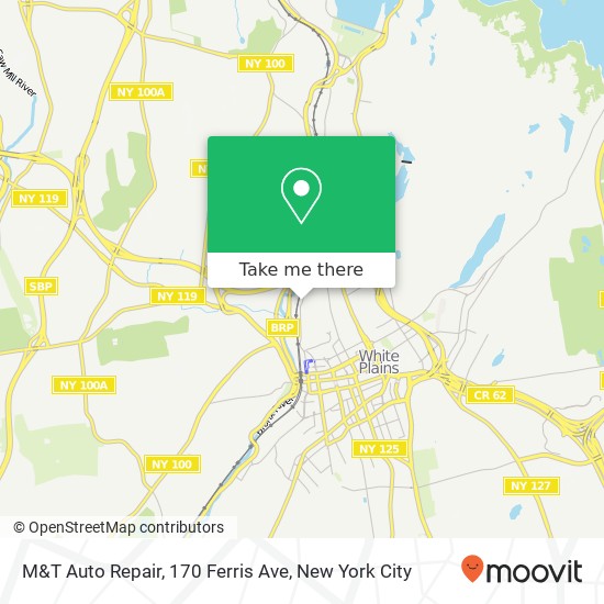 Mapa de M&T Auto Repair, 170 Ferris Ave