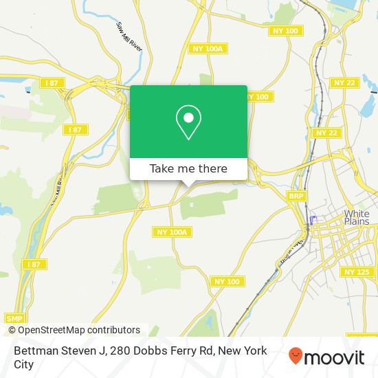 Bettman Steven J, 280 Dobbs Ferry Rd map