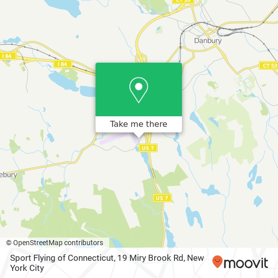 Sport Flying of Connecticut, 19 Miry Brook Rd map