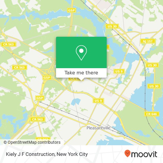 Kiely J F Construction map
