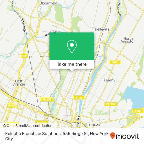 Eclectic Franchise Solutions, 556 Ridge St map