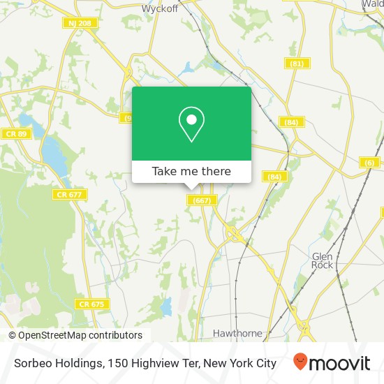 Sorbeo Holdings, 150 Highview Ter map