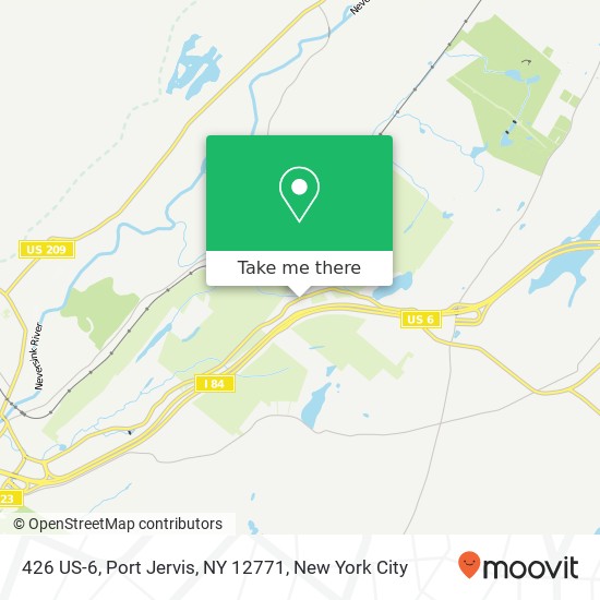 Mapa de 426 US-6, Port Jervis, NY 12771