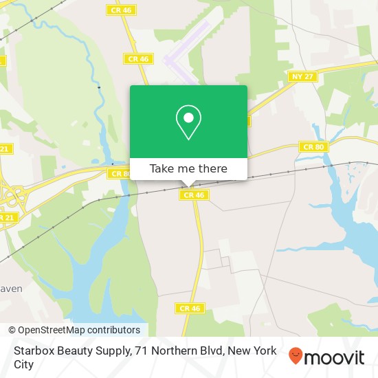 Starbox Beauty Supply, 71 Northern Blvd map