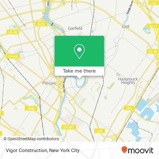 Vigor Construction map