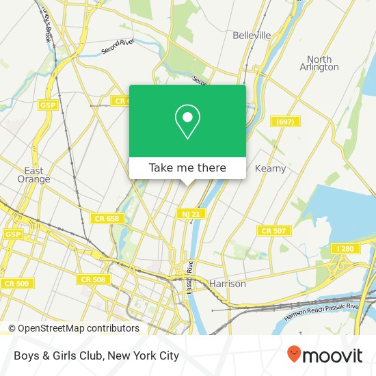 Mapa de Boys & Girls Club, 422 Broadway