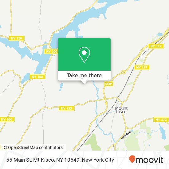 Mapa de 55 Main St, Mt Kisco, NY 10549