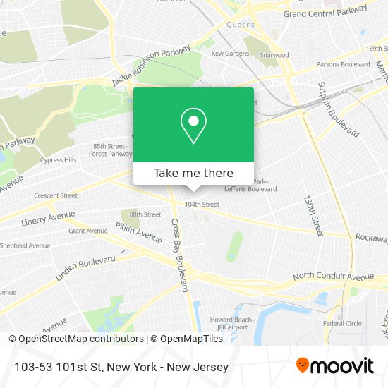 Mapa de 103-53 101st St