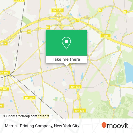 Merrick Printing Company map
