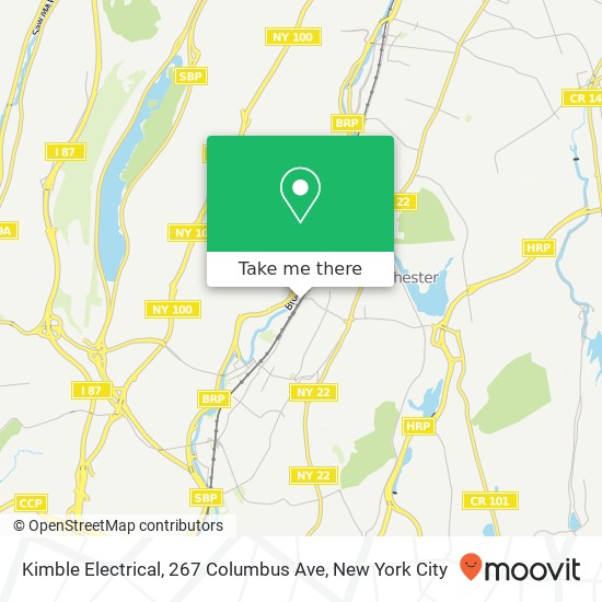 Mapa de Kimble Electrical, 267 Columbus Ave