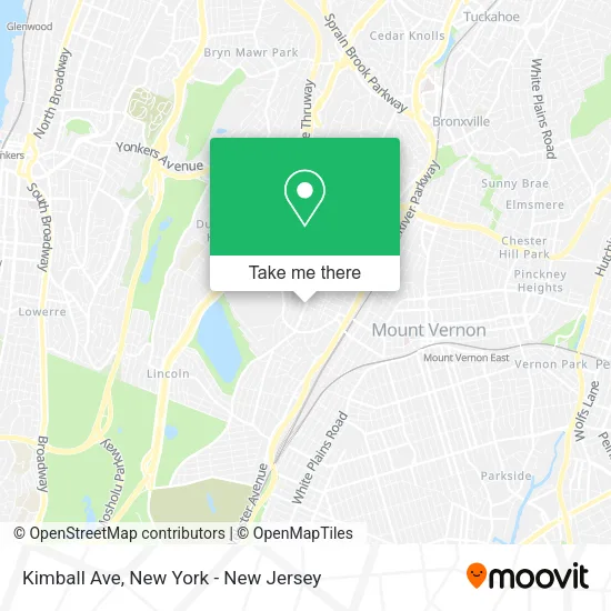Kimball Ave map