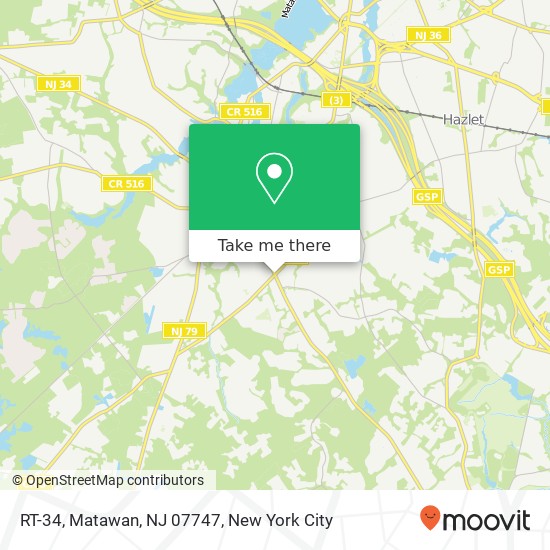 RT-34, Matawan, NJ 07747 map