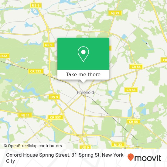 Mapa de Oxford House Spring Street, 31 Spring St