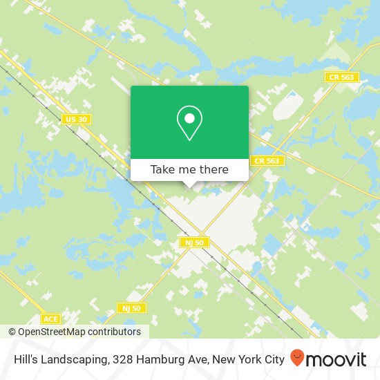 Hill's Landscaping, 328 Hamburg Ave map