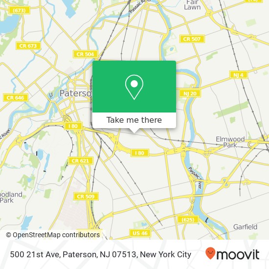 500 21st Ave, Paterson, NJ 07513 map