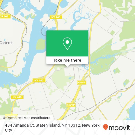 484 Amanda Ct, Staten Island, NY 10312 map