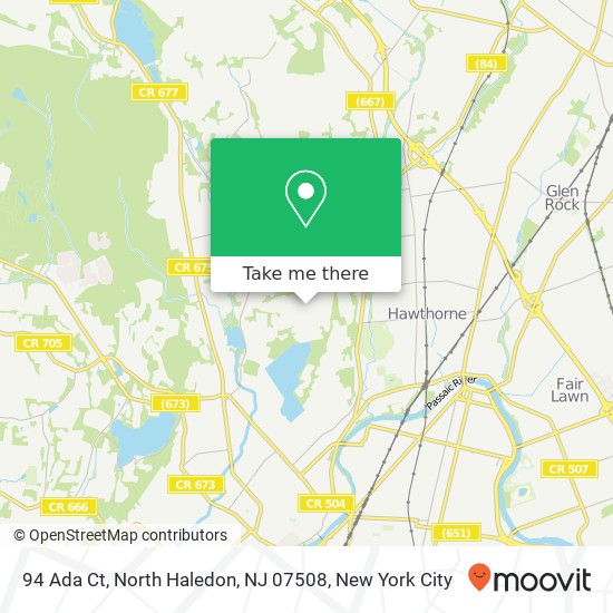 94 Ada Ct, North Haledon, NJ 07508 map