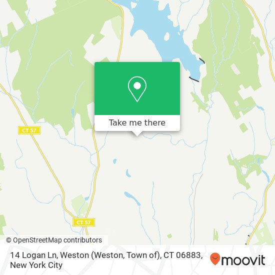 14 Logan Ln, Weston (Weston, Town of), CT 06883 map