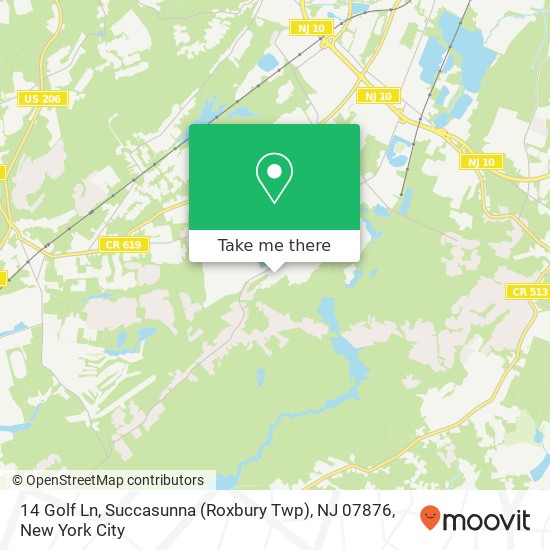 14 Golf Ln, Succasunna (Roxbury Twp), NJ 07876 map