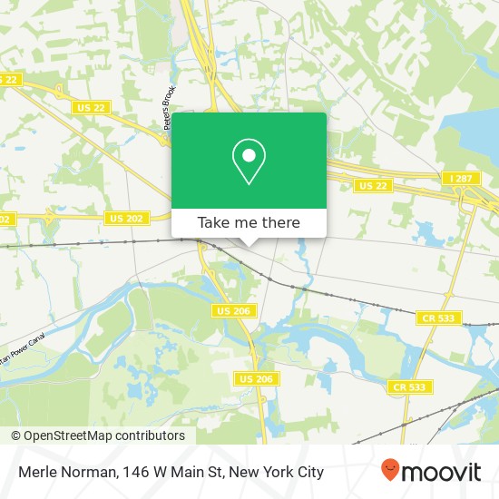 Mapa de Merle Norman, 146 W Main St