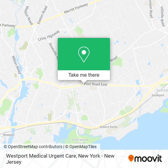 Westport Medical Urgent Care map
