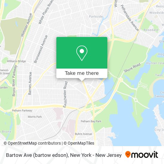 Bartow Ave (bartow edson) map