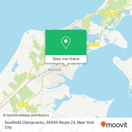 Mapa de Southold Chiropractic, 56850 Route 25