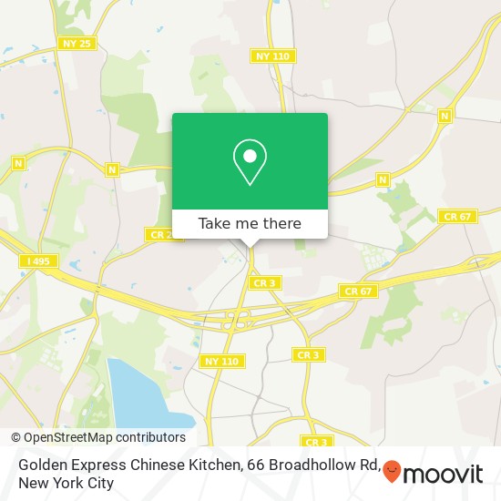 Golden Express Chinese Kitchen, 66 Broadhollow Rd map