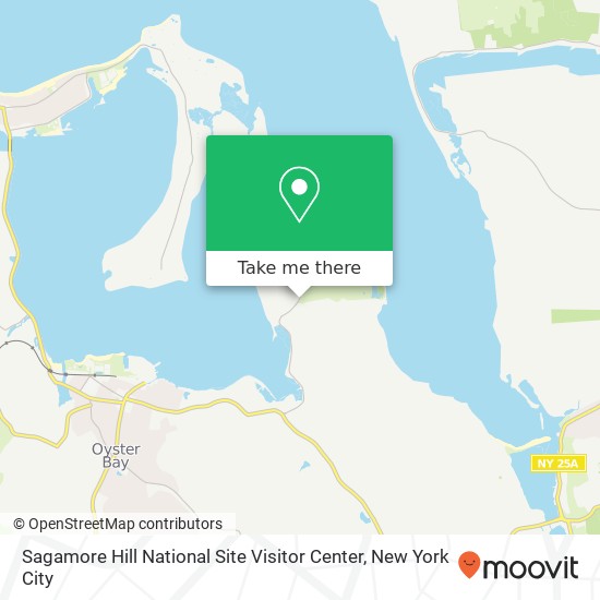 Sagamore Hill National Site Visitor Center map