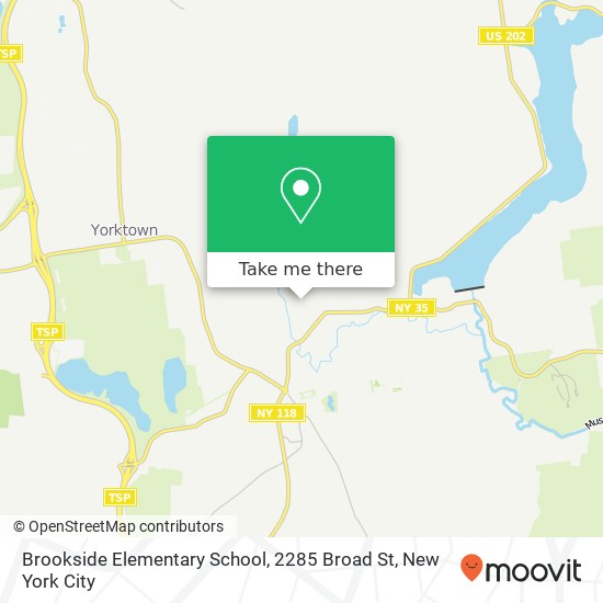 Brookside Elementary School, 2285 Broad St map