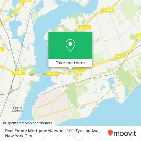 Mapa de Real Estate Mortgage Network, 101 Tyrellan Ave