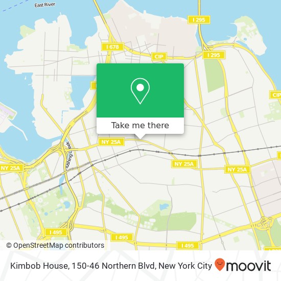 Mapa de Kimbob House, 150-46 Northern Blvd