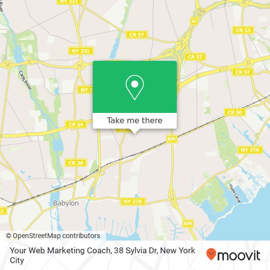 Your Web Marketing Coach, 38 Sylvia Dr map