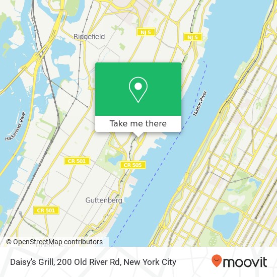 Mapa de Daisy's Grill, 200 Old River Rd