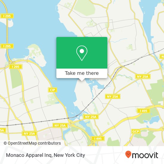 Mapa de Monaco Apparel Inq, 327 Knollwood Ave