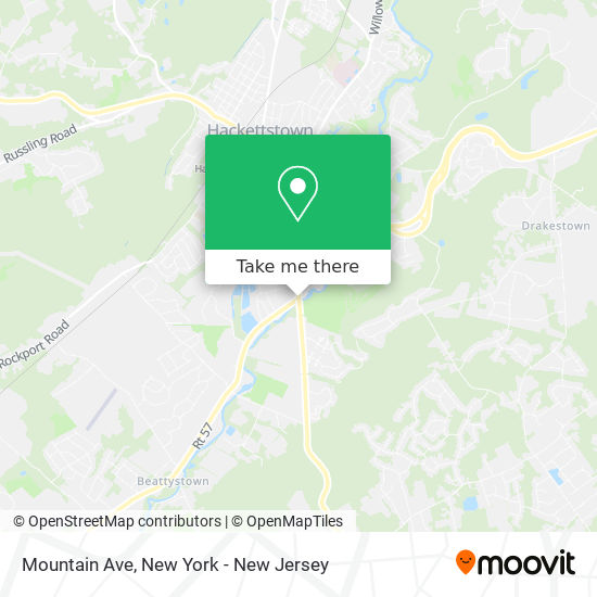 Mapa de Mountain Ave