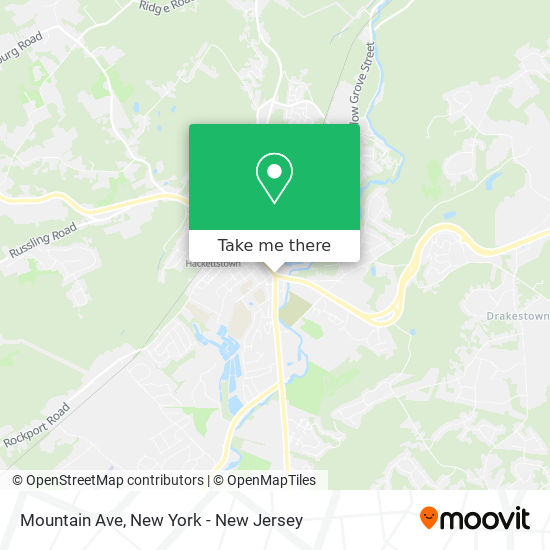 Mapa de Mountain Ave