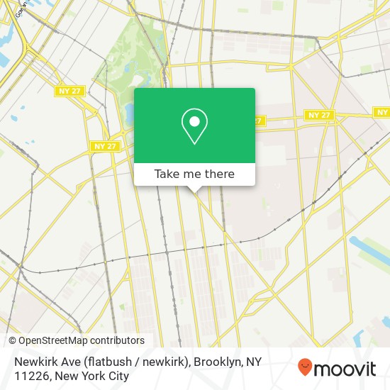 Newkirk Ave (flatbush / newkirk), Brooklyn, NY 11226 map