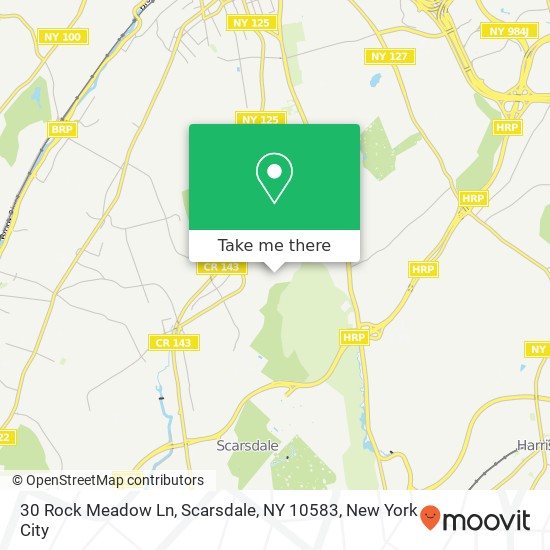 30 Rock Meadow Ln, Scarsdale, NY 10583 map