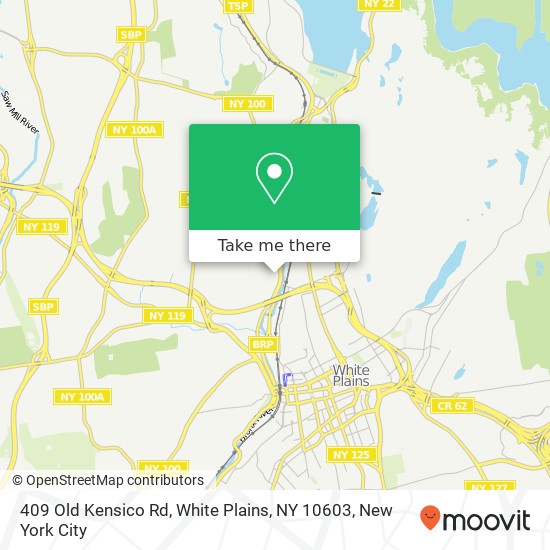 409 Old Kensico Rd, White Plains, NY 10603 map