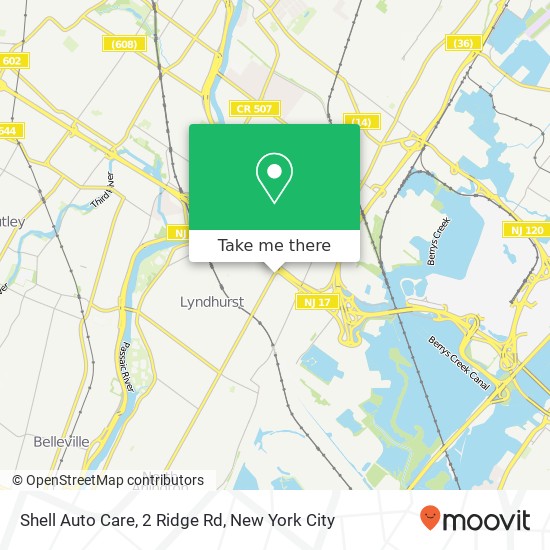 Shell Auto Care, 2 Ridge Rd map