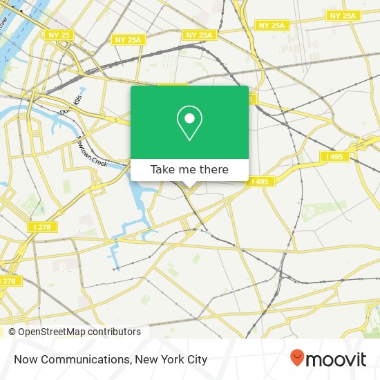 Mapa de Now Communications
