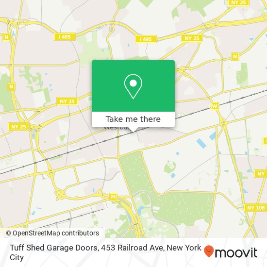 Mapa de Tuff Shed Garage Doors, 453 Railroad Ave