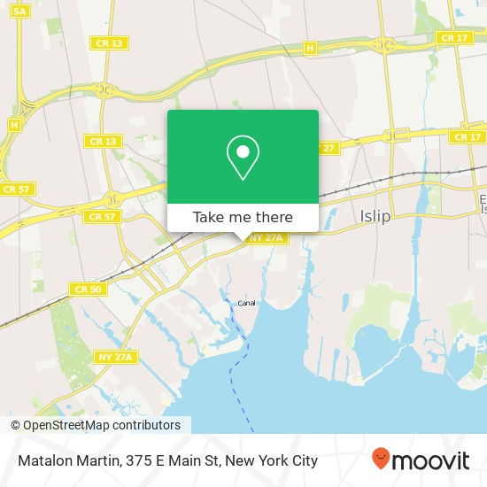 Matalon Martin, 375 E Main St map