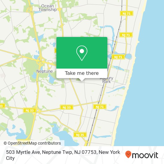 503 Myrtle Ave, Neptune Twp, NJ 07753 map