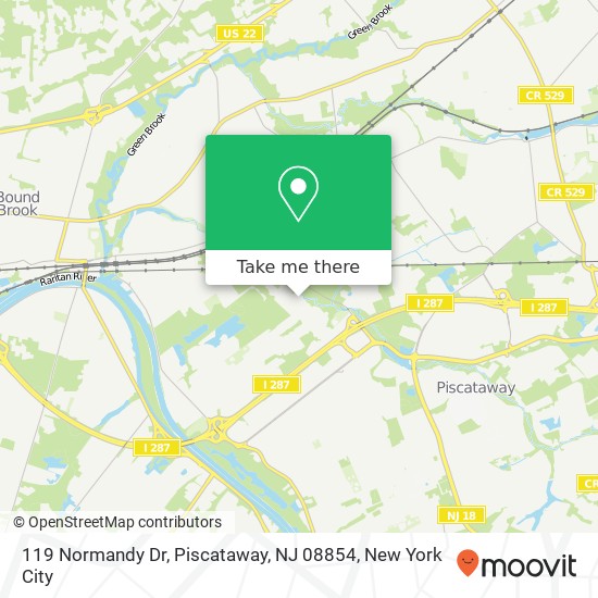 119 Normandy Dr, Piscataway, NJ 08854 map