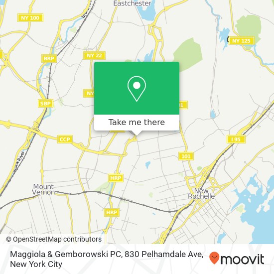 Maggiola & Gemborowski PC, 830 Pelhamdale Ave map