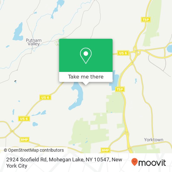 2924 Scofield Rd, Mohegan Lake, NY 10547 map