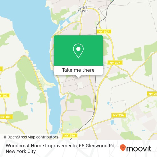 Woodcrest Home Improvements, 65 Glenwood Rd map