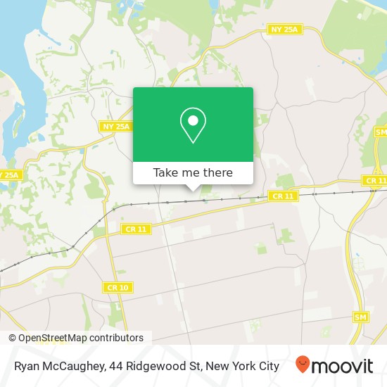 Ryan McCaughey, 44 Ridgewood St map